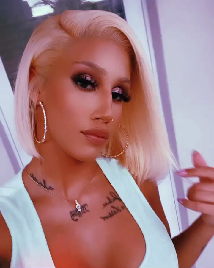 Blonde Lace front bob