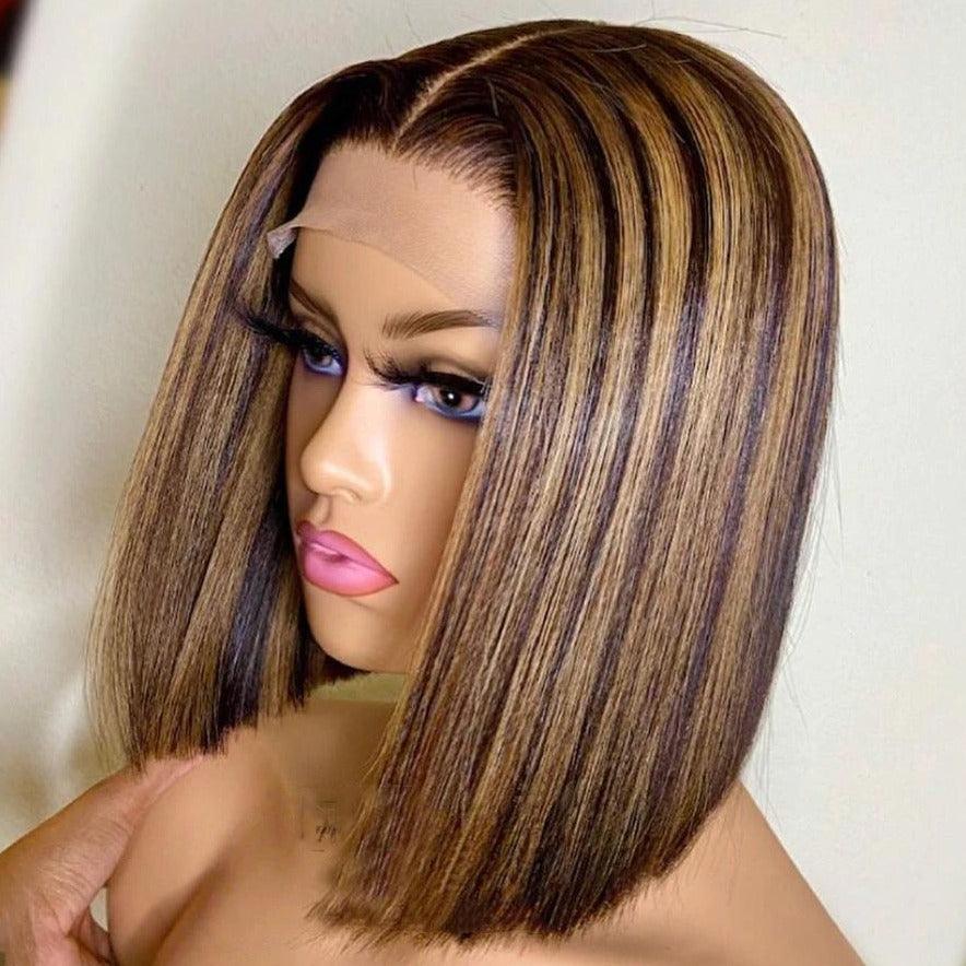 HIGHLIGHTED BOB WIG - Wigs Are Us