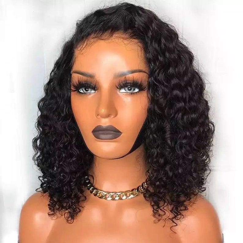 Lace front bob curly - Wigs Are Us
