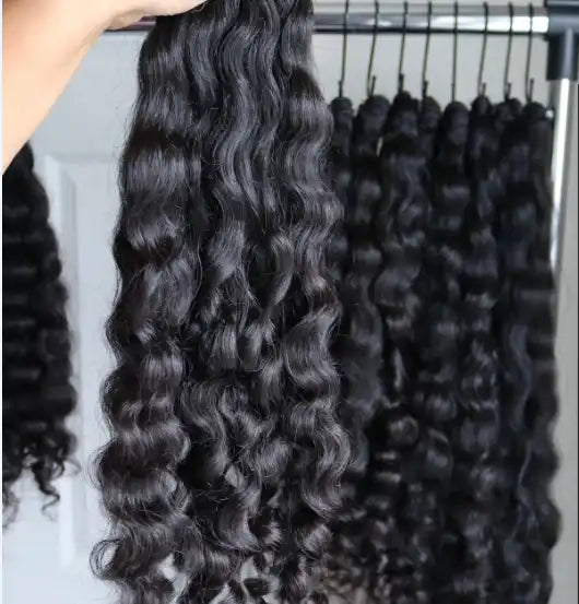 RAW Burmese Curly Hair Bundles