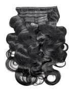 Seamless Body Wave Clip In Hair Extensions