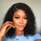 Lace front bob curly